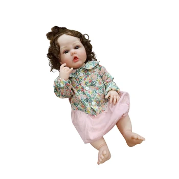 Baby Doll Toddler Guļamistaba Glītu Lelles Spilgti Meitene Rotaļlietas Apdare
