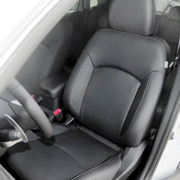 Par Mitsubishi ASX 2013 2014 2015 2016 2017 2018 2019 Mākslīgās Ādas Custom Car Seat Covers Komplekts Interjera Aizsargs Piederumi