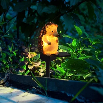 Saules Ezis Dārza Gaismas Āra LED Zālienu Lampas Dārza Dekorēšana Ūdensizturīgs Zemes Gaismas Āra Saules Lampas Pastu