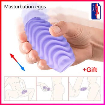 Pocket Pussy Vīriešu Rotaļlietas Masturbator For Men Minetu Mīksto Stick Masturbācija Kausa Neliela Divvietīga Sejas Izmantojamas