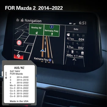 Izmantot Mazda 2 2014-2022 Jaunākās Atjaunināt Kartes Versiju Navigācijas Sd Kartes GPS Austrālijas un jaunzēlandes