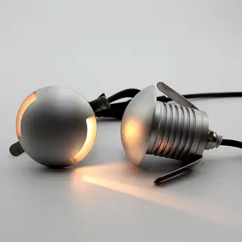 LED Pazemes Gaismas Āra Ainavu Apgaismojums, Padziļinājumā Spot Light Kit IP67 3W 12V 24V Terases Bruģakmeņi LED Grīdas Klāja Kāpņu Lampas