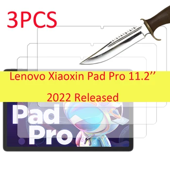 3PCS Lenovo Xiaoxin Pad pro 2022 11.2 Rūdīta Stikla ekrāna aizsargs aizsardzības tablete filmu