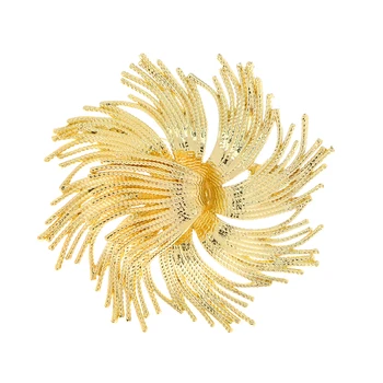 SINDIJA XIANG Gold Color Fashion Sakausējuma Unisex Skaista Broša Aukstā Stila Pin