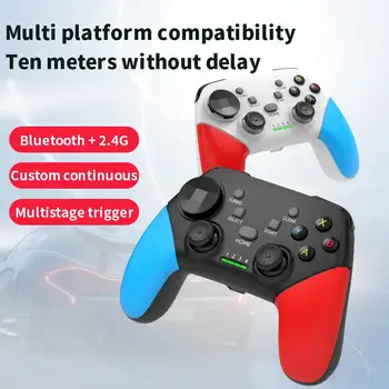 Bluetooth Bezvadu Gamepad Nintendo Slēdzis PS4 Video Spēļu Konsoles USB Kursorsviru Vibrācijas vadība Vadības ar Uztvērēju