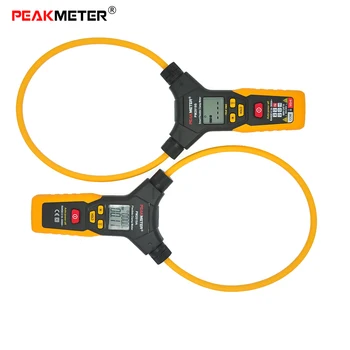 PEAKMETER PM2019A Smart AC 3000A 6000 Skaits Digitālā Elastīgu Clamp Meter Multimetrs Rokas Pašreizējo Detector Tester apgaismojums