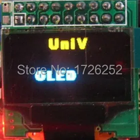 0.96 collu 30PIN Dzelteni Zilo OLED Modulis SSD1306 Disku IC 128*64 IIC Interfeiss