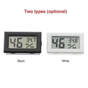Mini Digitālo Mitruma Mērītājs Termometru, Higrometru, Sensoru Platums LCD Temperatūra Ledusskapī Akvāriju Uzraudzības Displejs Iekštelpu