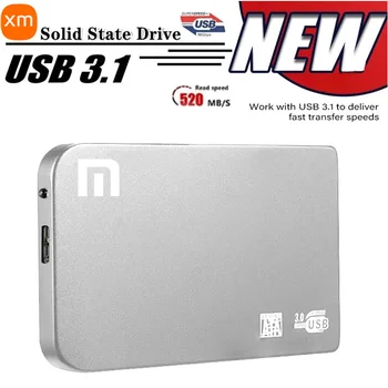Ātrgaitas 1 TB SSD Portatīvo Ārējo Cieto Cietais Disks ar USB3.0 Interfeisu HDD Mobile Hard Drive Xiaomi Par Portatīvo datoru/telefonu