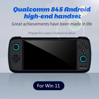 8G+256G Win11 Android11.0 Dual OS Odin Spēļu Konsoles Portatīvie Rokas Spēle Atskaņotājs ar Uzlādes Kabelis, Ekrāna Aizsargs
