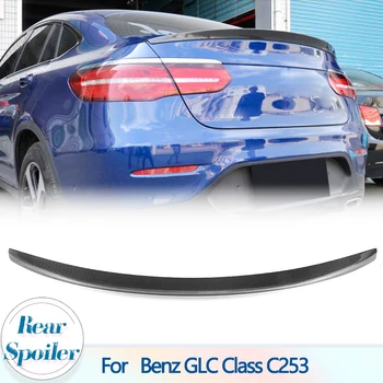 Auto Aizmugurējais Spoileris Ārējie Benz GLC Klases C253 APVIDUS Kupeja GLC250 AMG 4 Durvju 2016-2018 Oglekļa Šķiedras Aizmugures Boot Vāka Spoilers Ārējie Lūpu