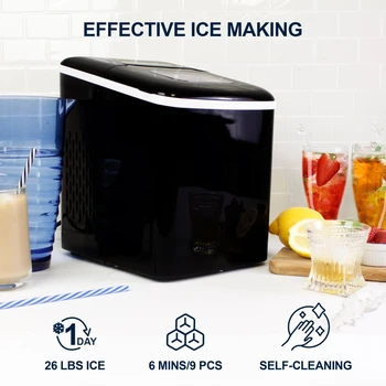 Automātisks Ice Maker, 1.85 L, Lielu vai Mazu, Klucīši