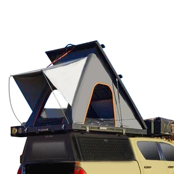Āra Auto Auto Kempings Suv Alumīnija Trīsstūris Cietais Apvalks Jumta telts