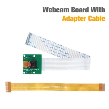 Jaunās Kameras Moduļa Ar Adapter Cable Kit Aveņu Pi Nulles 5MP RPI Webcam Valdes Remonta Daļas