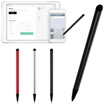 3 Universālie 2 In 1 Touch Pen Irbuli Zīmēšanas Planšetdatora Pildspalvu Kapacitīvais Ekrāns Lodīšu Pildspalvas Metāla Pildspalvas Mobilo Telefonu Aksesuāri