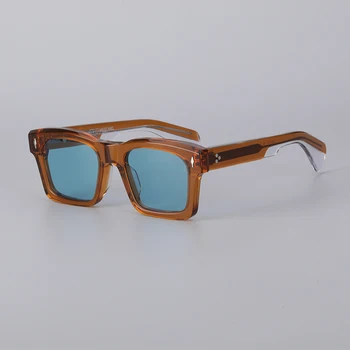 2023 Vintage Square Sieviešu Saulesbrilles Augstas Kvalitātes Luksusa Zīmolu Tendence Vīriešiem Anti Glare Braukšanas Toņu Brilles, Saules Brilles UV400