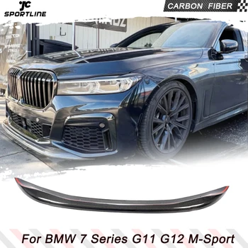 Automašīnas Priekšējā Bufera Lūpu Spoilers Sadalītāji BMW 7. Sērija Usc-11 G12 M Sport 2019 2020 Oglekļa Šķiedras Priekšējā Bufera Aizsargs, Zoda, Lūpu