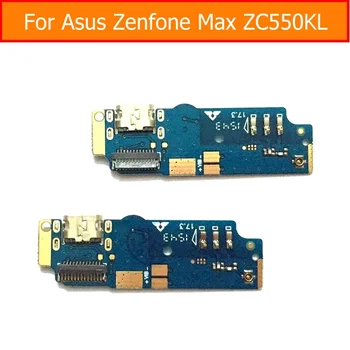 PCB Jack ostas valdes Flex Kabelis Par Asus zenfone max ZC550KL 5.5