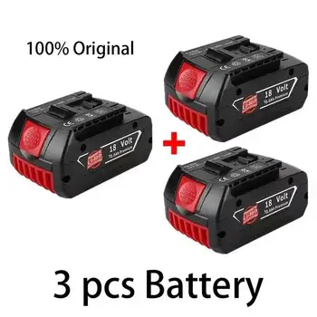 Batterie Lithium-ion 18V 10ah Uzlādējams Pour Perceuse électrique Bosch BAT609 BAT609G BAT618 BAT618G BAT614 + 1 Lādētāju