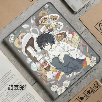Death Note Japānas Anime L Lietā Par iPad 10.2 9 10 Gaisa 3 Mini 6 5 Lietā Luksusa Silikona Pro 12.9 11 collu iPad Gaisa 4 5 Lieta