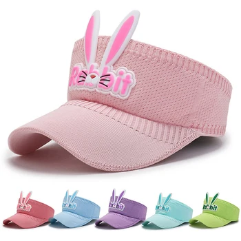 Vasaras Sporta Cepure Bērniem Zēni Meitenes UV Aizsardzību, Cepure Adīta Saules Cepures Tukšs Top Sejsegu Tenisa Cepures Snapback Cepures Bērniem