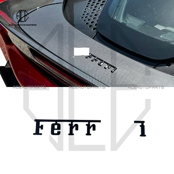 Par Ferrari Italia Karoga Nozīmīti 430 458 488 812 F8 F12 SF90 California, Piederumi Decal Asti Klp Logotipu Melnā Stila