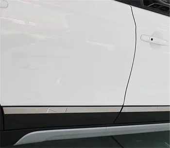 Nerūsējošā Tērauda Auto Stils Aksesuāri Suzuki Sx4 S-Cross SX4 Crossover 2014 2015 2016 Ķermeņa Durvju Liešanas Vāks Vāciņš Melns