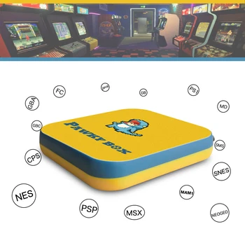 JAUNU Pawky Lodziņā Retro Spēļu Konsole PS1/SMS/N64/PSP 50000+ Super Konsoles Kaste Video Spēles Spēlētājs 4K Wifi TV No Ģimenes Spēļu