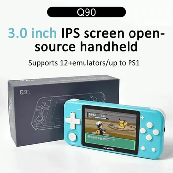 3,0 Collu Ips Lcd Q90 12 Lielāko Simulatori Ekrāna Handheld Konsoli Dual Atveriet Sistēmas Spēļu Konsoles Ps1 Bērniem Dāvanu 3d Jaunas Spēles