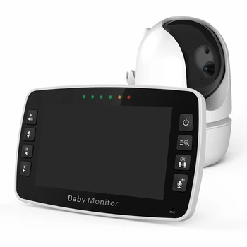 4.3 Collu IPS Ekrāns, Bezvadu PTZ Domofons Baby Monitor tālsatiksmes Kameru ES Plug
