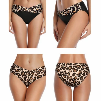 Seksīgs divdaļīga Atdala Bikini, Sandales Sieviete Beachwear Modes Peldkostīmi Sieviešu Peldkostīms Biksītes Brazīlijas Bikini Bottom Bikses