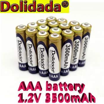 Batterie Ni-MH 1,2 V AAA 3500mAh pour lecteurs CD/MP3, lāpām, télécommandes