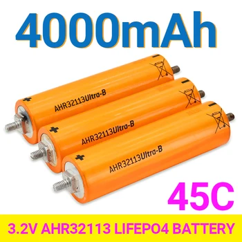 45C, atkārtoti uzlādējams Litija dzelzs fosfāta Baterijas Augstas kvalitātes liela jauda, lai A123 AHR32113 Lifepo4 Baterijas 3.2 V 4.0 AH