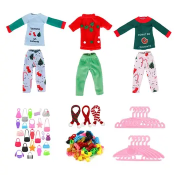 Kawaii Priekšmetus Modes Lelle Drēbes Bērniem, Rotaļlietas, Mini Valkāt Ziemassvētku Dāvanu, Bezmaksas Piegāde Lieta, Barbie DIY Spēli Dzimšanas dienas dāvana