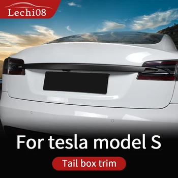 Oglekļa Šķiedras tailgate apdari par Tesla model S piederumi/auto piederumi tesla S accessoires