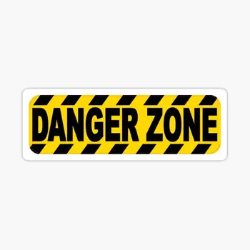 Bīstamās Zonas Zīme 5GAB Auto Uzlīmes Dzīvojamās Istabas Logu Mazulis Mākslas Mājas Rotājumi, Bagāžas Ūdens Pudelēs, Sienas Fona