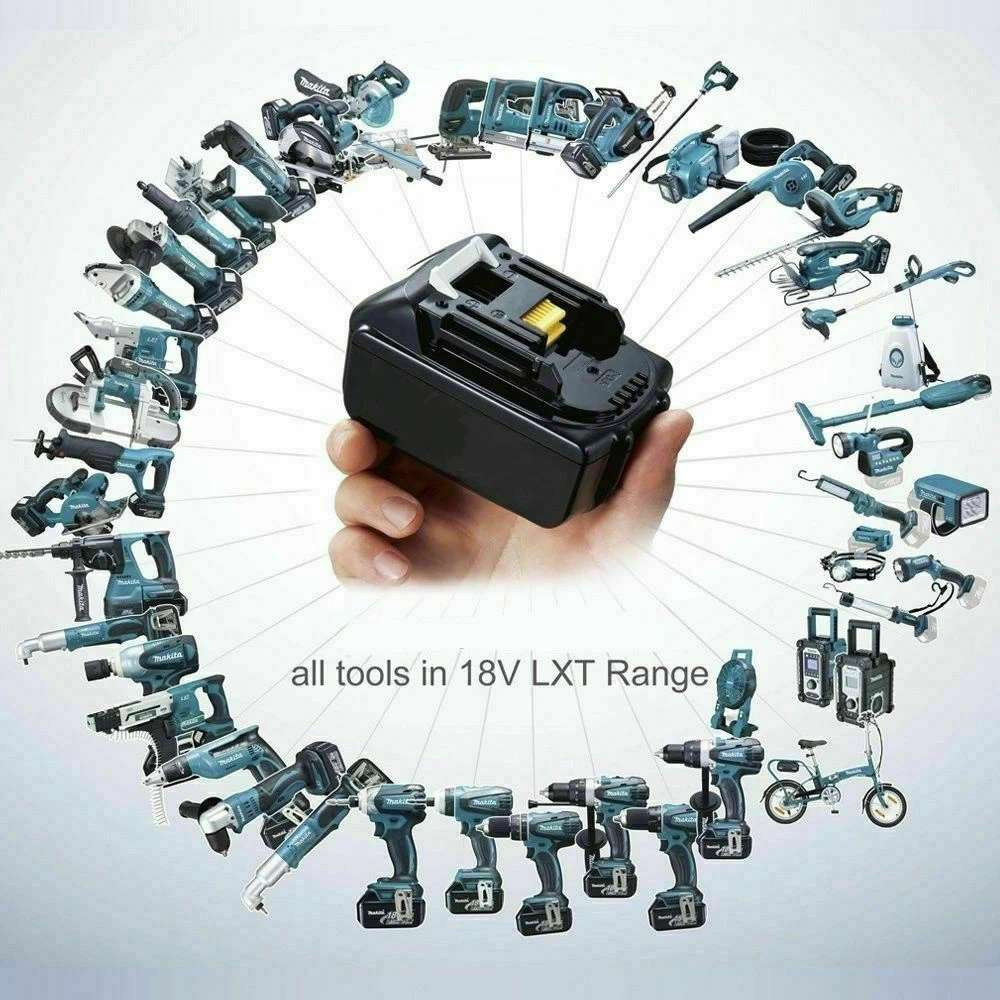 100% oriģināls BL1860 Uzlādējams Akumulators 18V 6000mAh Litija jonu lai 18v, Makita Akumulatoru BL1840 BL1850 BL1860B LXT400 + Lādētājs