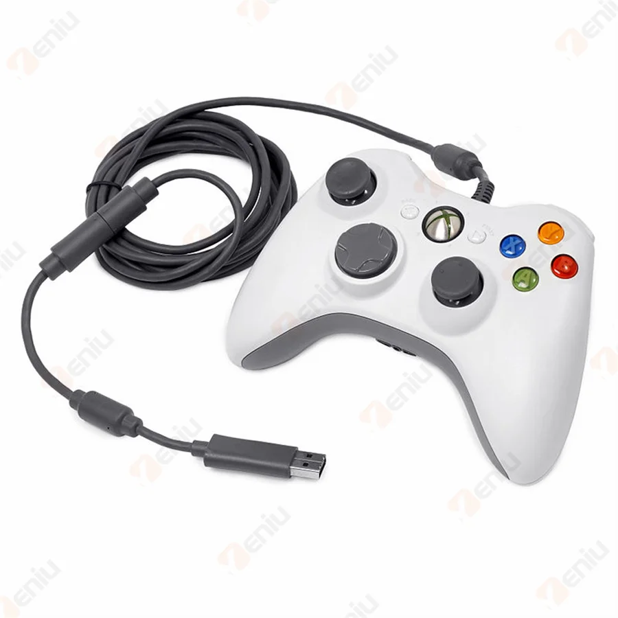 100gab Melna Pelēka USB Separātisko Kabeļa Adaptera Vadu Nomaiņa Xbox 360 Vadu Game Controller Dropshipping