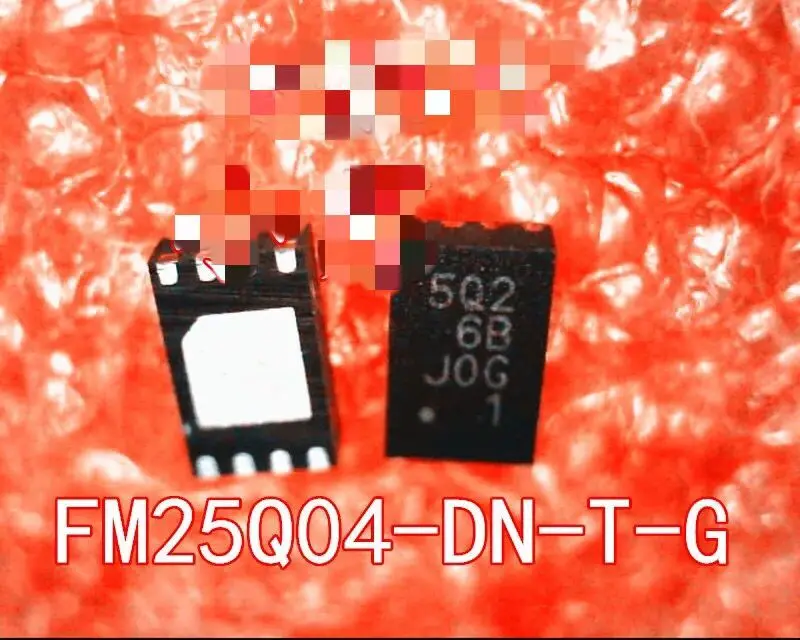 10PCS/ FM25Q04-DN-T-G FM25Q04 5Q2 QFN
