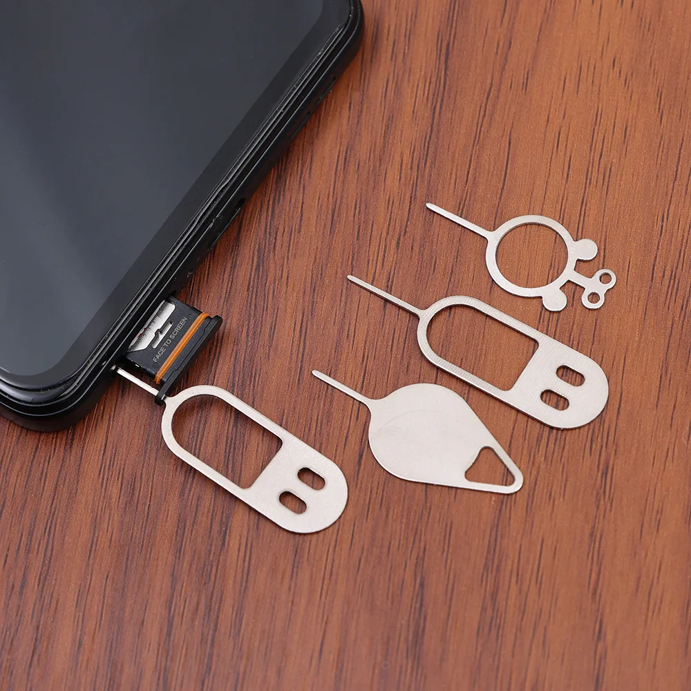 10pcs SIM Kartes Izņemšana Adatu Adatas Pry Izņemtu Sim Kartes ligzda Atvērt Adatu Pin IPhone Samsung Xiaomi Redmi SD Kartes Instrumentu Komplekts