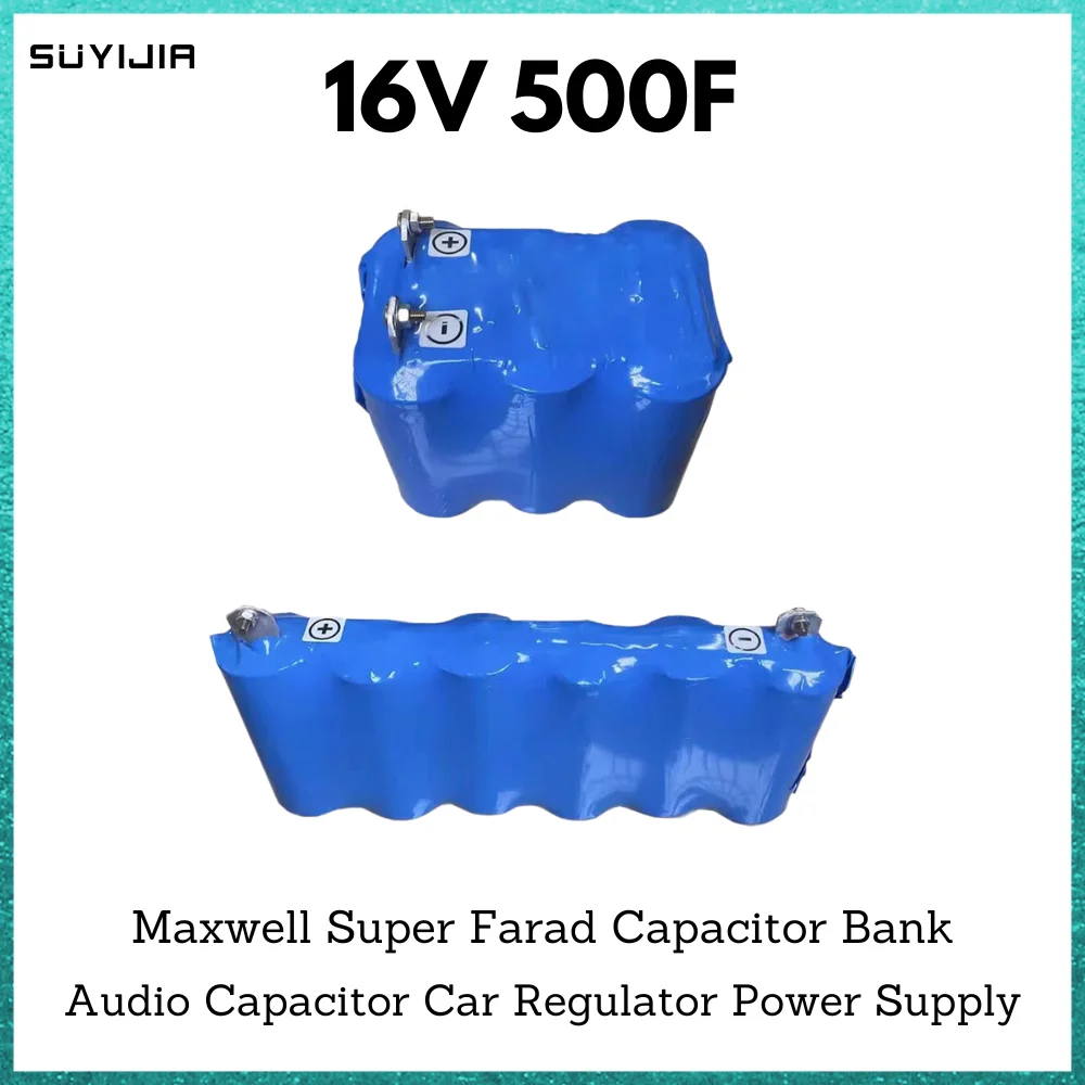 16V 500F par-MG Maxwell Oriģinālu par-Super Farah Kondensators Auto Taisngriezis 3000F 2.7 V Audio Kondensatoru Auto Strāvas Padeves Regulators