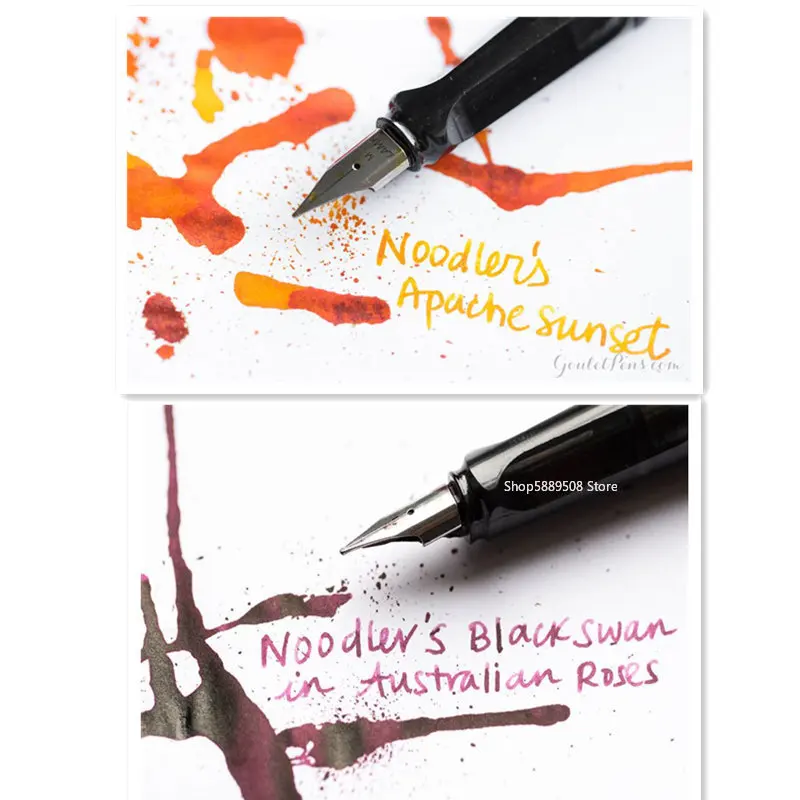 ASV Imports Noodler Tinti Tintes Pildspalvu Zīmēšanas Rakstot Ūdensizturīgs Tintes Akvarelis Kontūra, kas Nav oglekļa Ieskicējot Tintes
