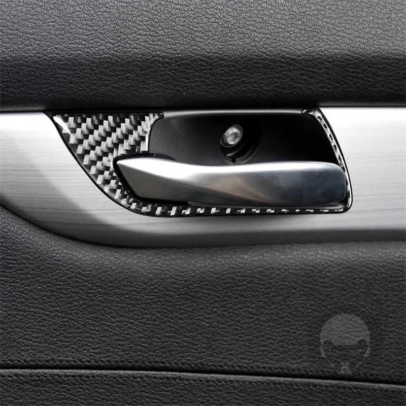 BMW Z4 E89 2009-2016 Melna Oglekļa Šķiedras Uzlīmes Iekšējo Durvju Rokturi, Rāmis, Apdare, Apdares Interjera Dizains Auto Piederumi
