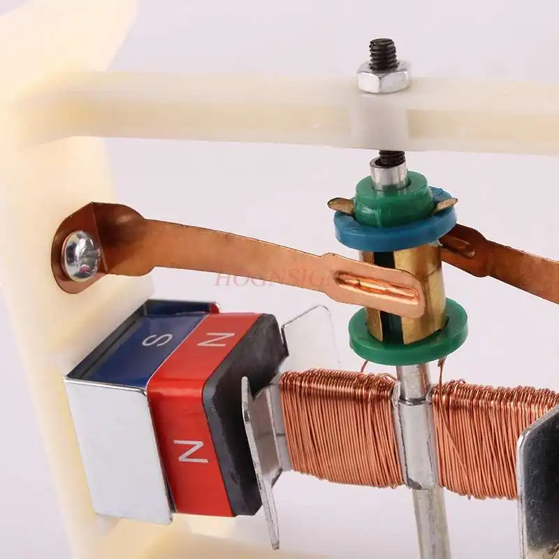 DC mazo dzinēju modelis eksperimenta iekārtas junior vidusskolas fizikas elektromagnētiskā rotaļlieta rotaļlieta ar mehānisko mācību instruments