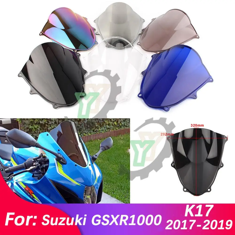 GSX1000R GSXR1000 cafe racer motocikla priekšējā Vējstikla Windscree Vēja Deflektors Suzuki GSXR 1000/GSX 1000R K17 2017 2018 2019