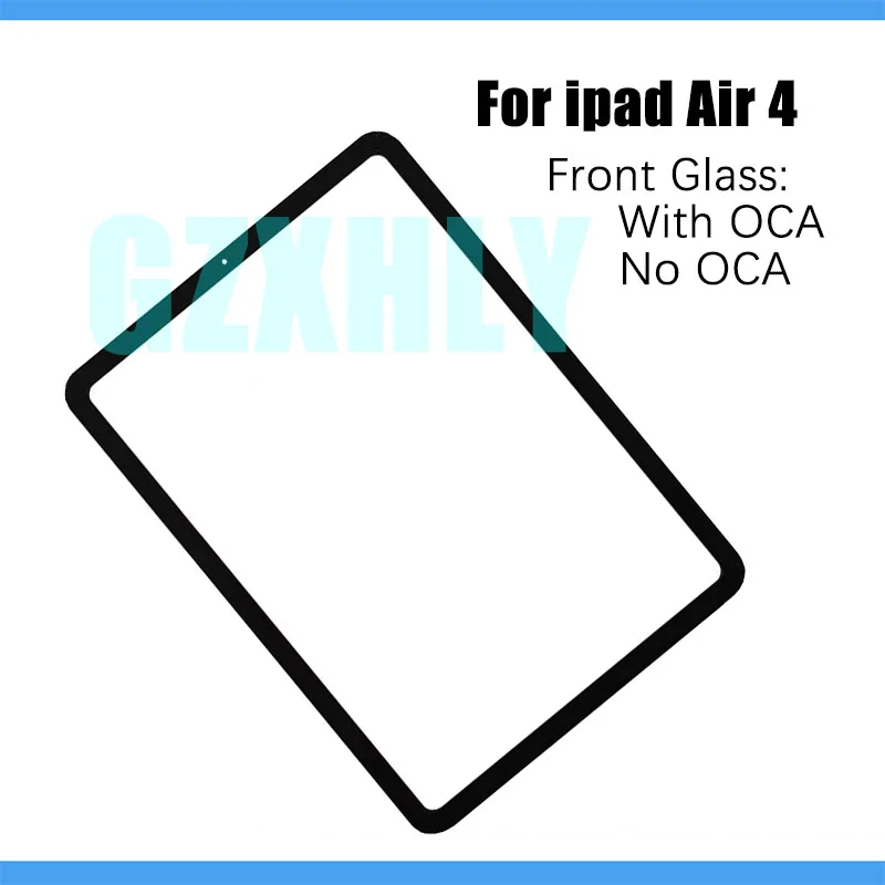 Jaunu iPad 4 Gaisa A2316 A2324 A2072 Air4 Priekšējais Stikls Ar OCA (Nav Touch Digitizer) LCD Ekrānu Ārējā Paneļa Nomaiņa