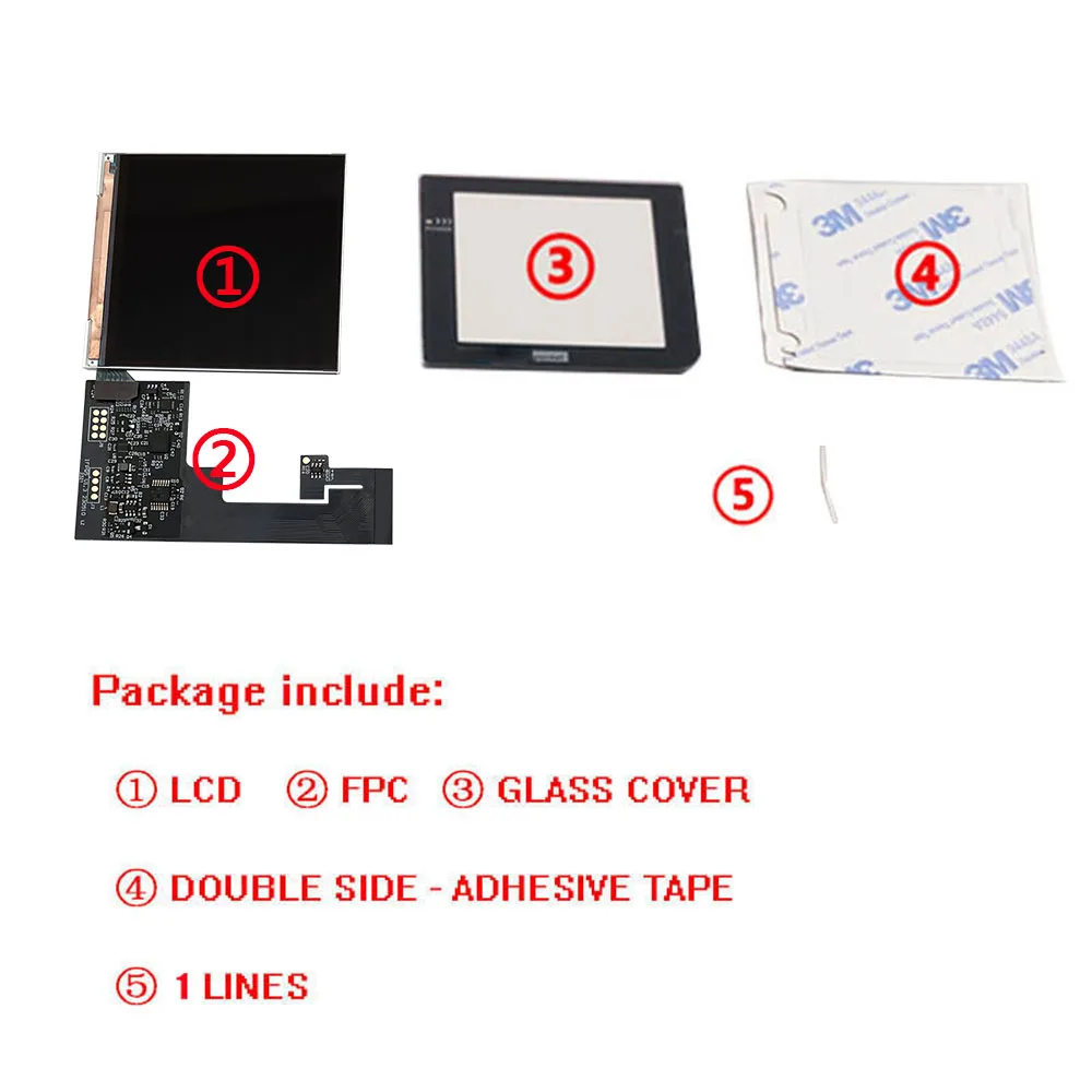 Jaunu Pielāgotu Dizainu Kaste ar IPS Korpusa Apvalks GBP Izcelt Spilgtumu IPS LCD Ekrāns Komplekti , Shell, Lai game boy Pocket