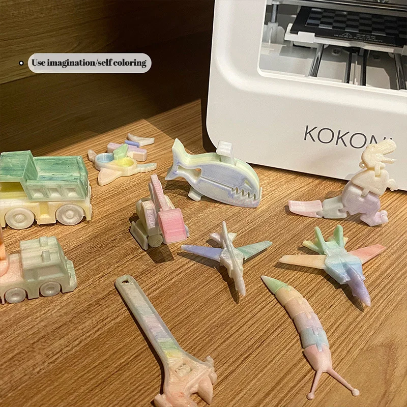 Karstā Kokoni Daudzfunkcionāls Smart 3D Printeri, kas Bez Līmeņošanas Foto Modelēšana App Kontroles Apdrukas Izmēru 100*100*58mm