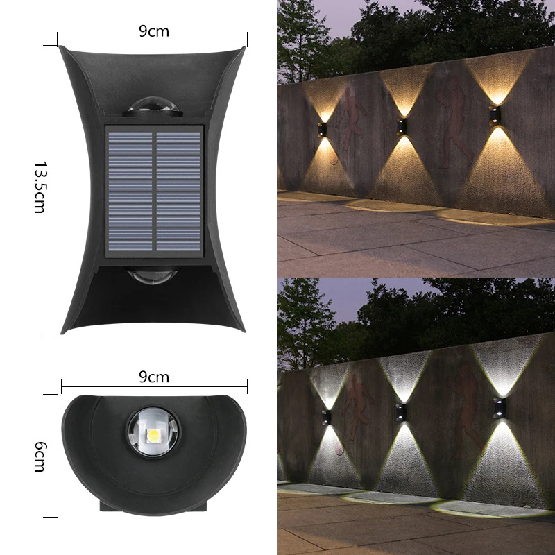 LED Saules Sienas Gaismas Āra Ūdensizturīgs Saules Lampas Žogu Klāja Dārza Terases Ceļš, Kāpņu Ielas Ainavu Lodžiju Apdare