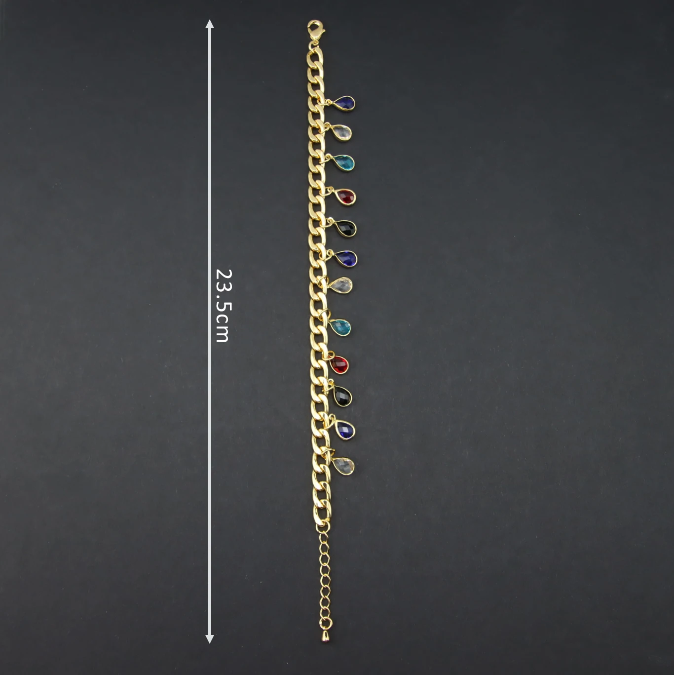 Multi Krāsu Cirkonija Kaklarota Uzstādīt 21k Zelta Pārklājumu Modes Pušķis Dobi, Ķēdes Etiopijas Āfrikas Līgava Rotaslietas Komplekti